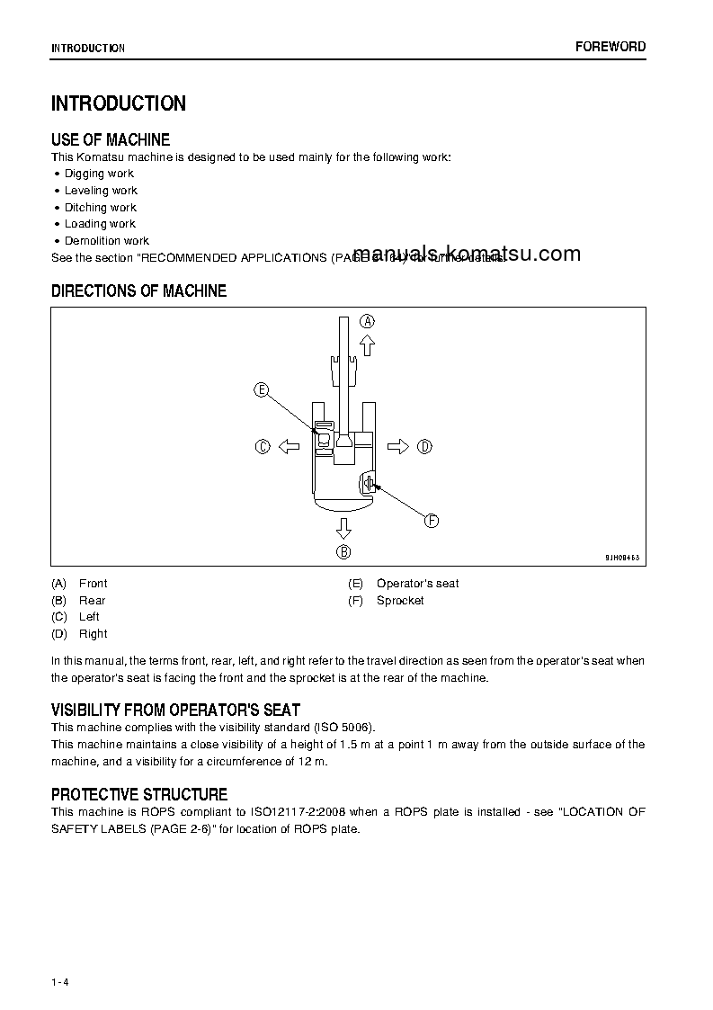 Protected: PC130-8(JPN) S/N 82503-82554 Operation manual (English)