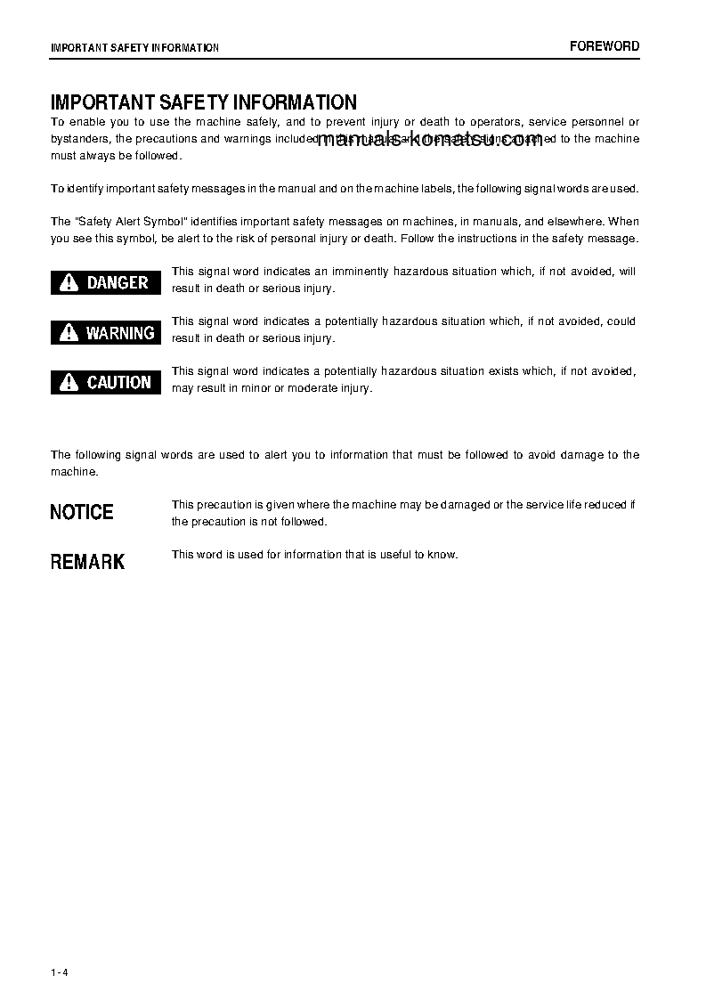 Protected: D85PX-15(JPN)-E0 S/N 11642-13063 Operation manual (English)