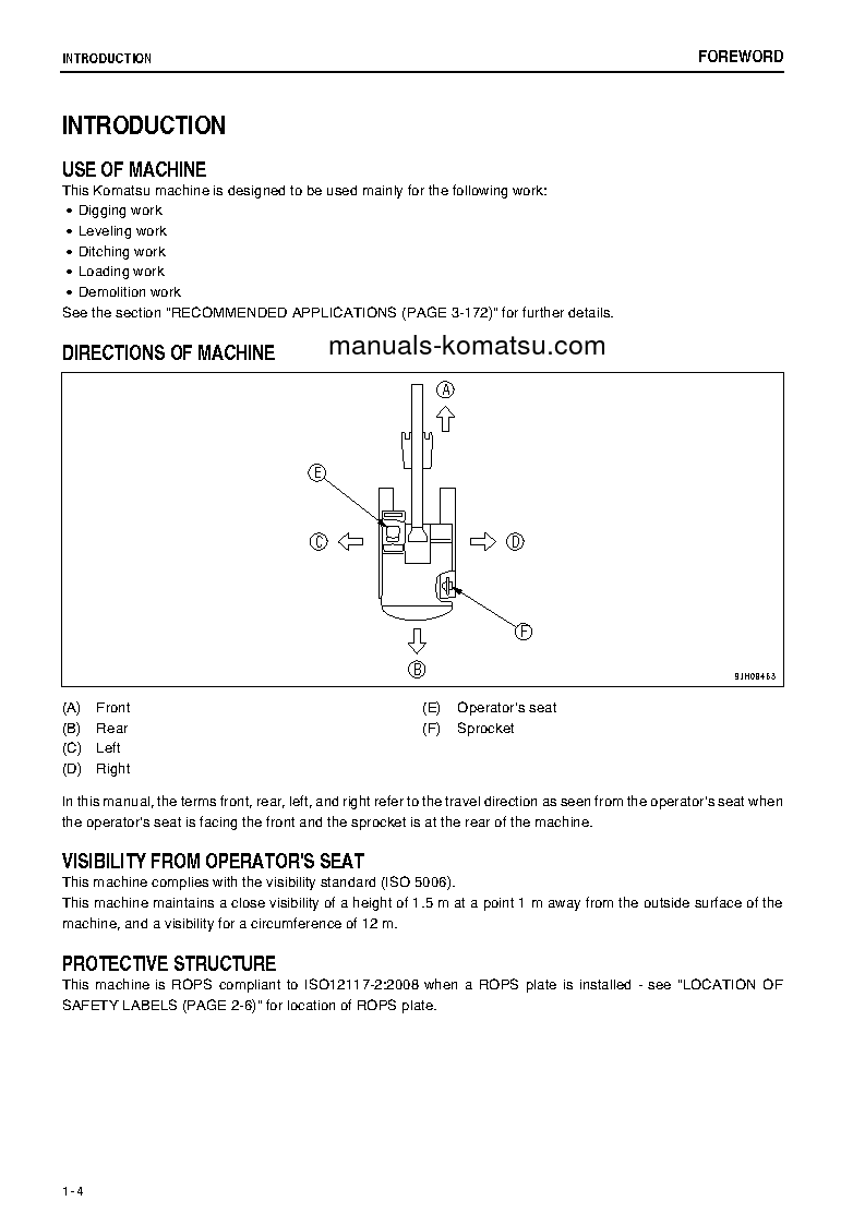 Protected: PC138USLC-8(JPN) S/N 25105-26283 Operation manual (English)