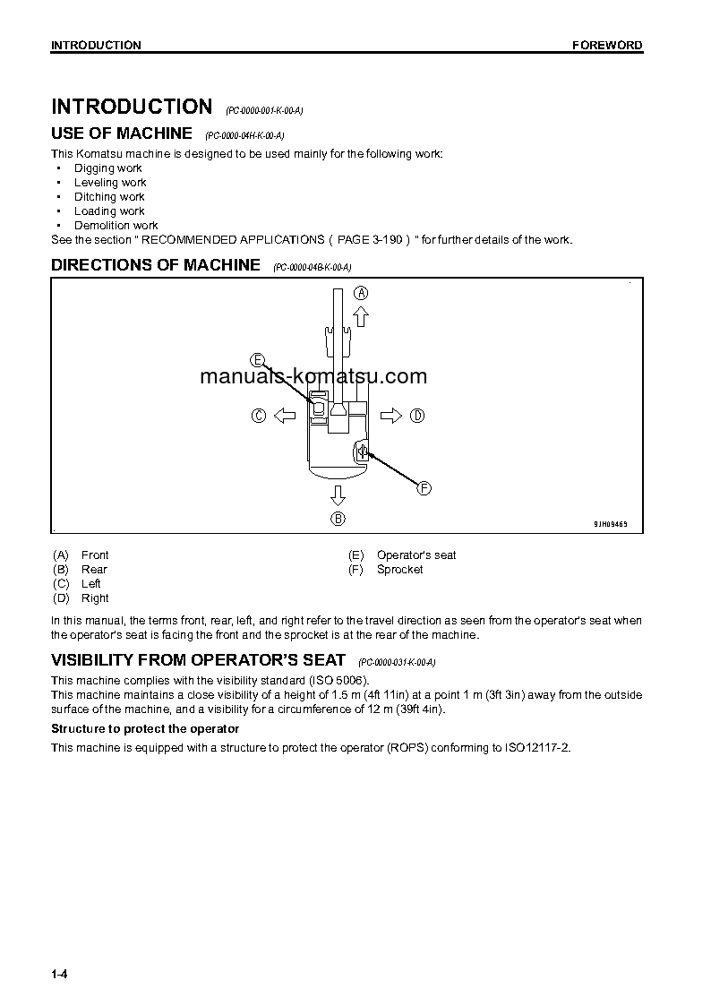 Protected: PC240LC-10(JPN) S/N 90001-UP Operation manual (English)