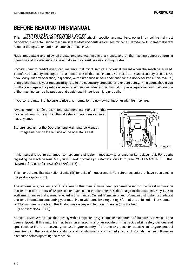 Protected: PC130-8(JPN) S/N 82555-83224 Operation manual (English)