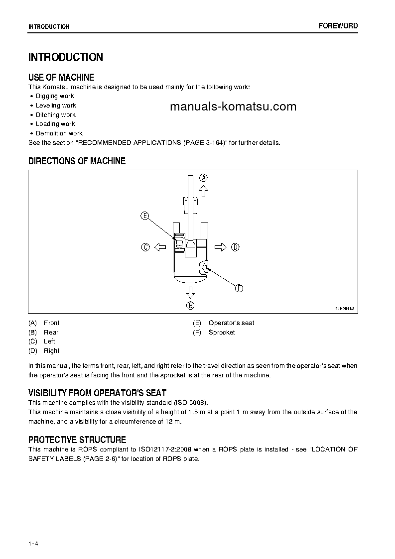 Protected: PC130-8(JPN) S/N 82555-83224 Operation manual (English)