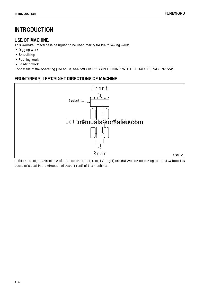 Protected: WA1200-6(JPN) S/N 60001-60076 Operation manual (English)