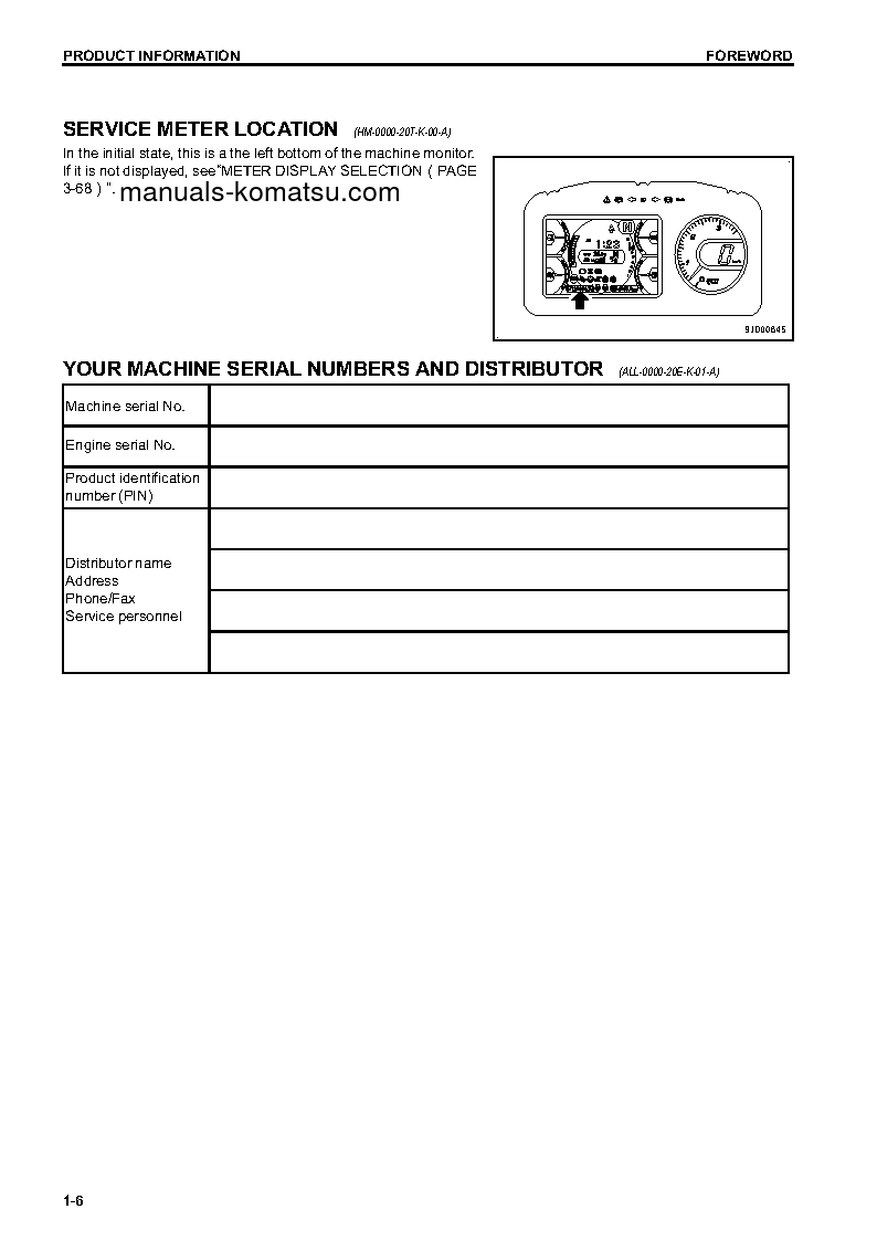 Protected: HM300-3(JPN) S/N 3001-3375 Operation manual (English)