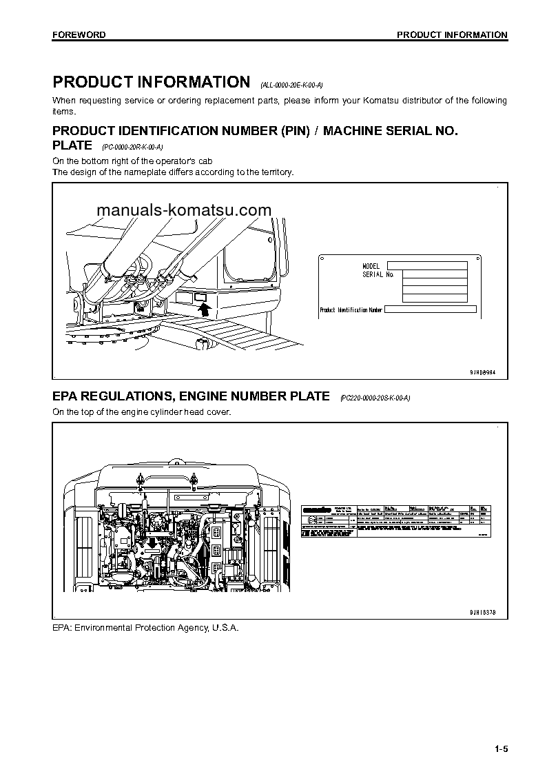 Protected: PC290LC-10(JPN) S/N 15001-UP Operation manual (English)