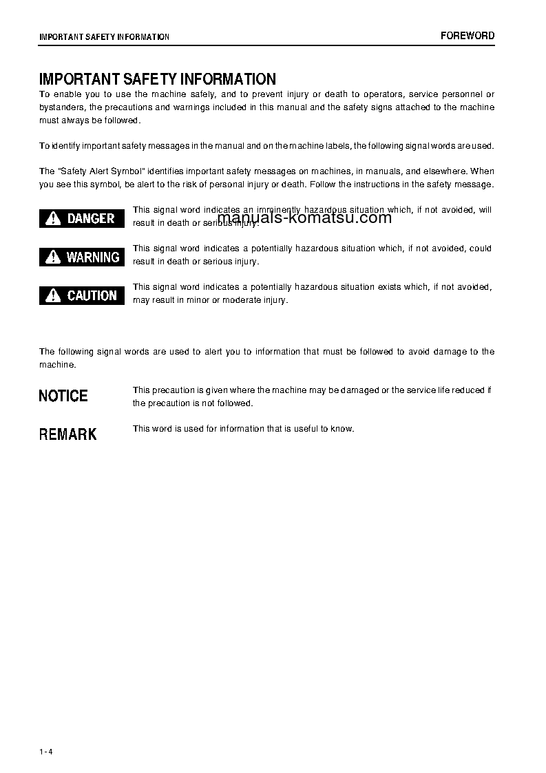 Protected: D31PX-22(JPN) S/N 60730-UP Operation manual (English)