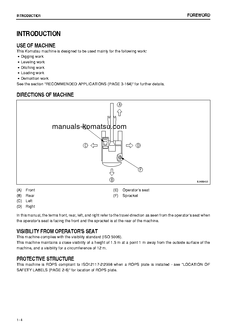 Protected: PC130-8(JPN) S/N 83225-84176 Operation manual (English)