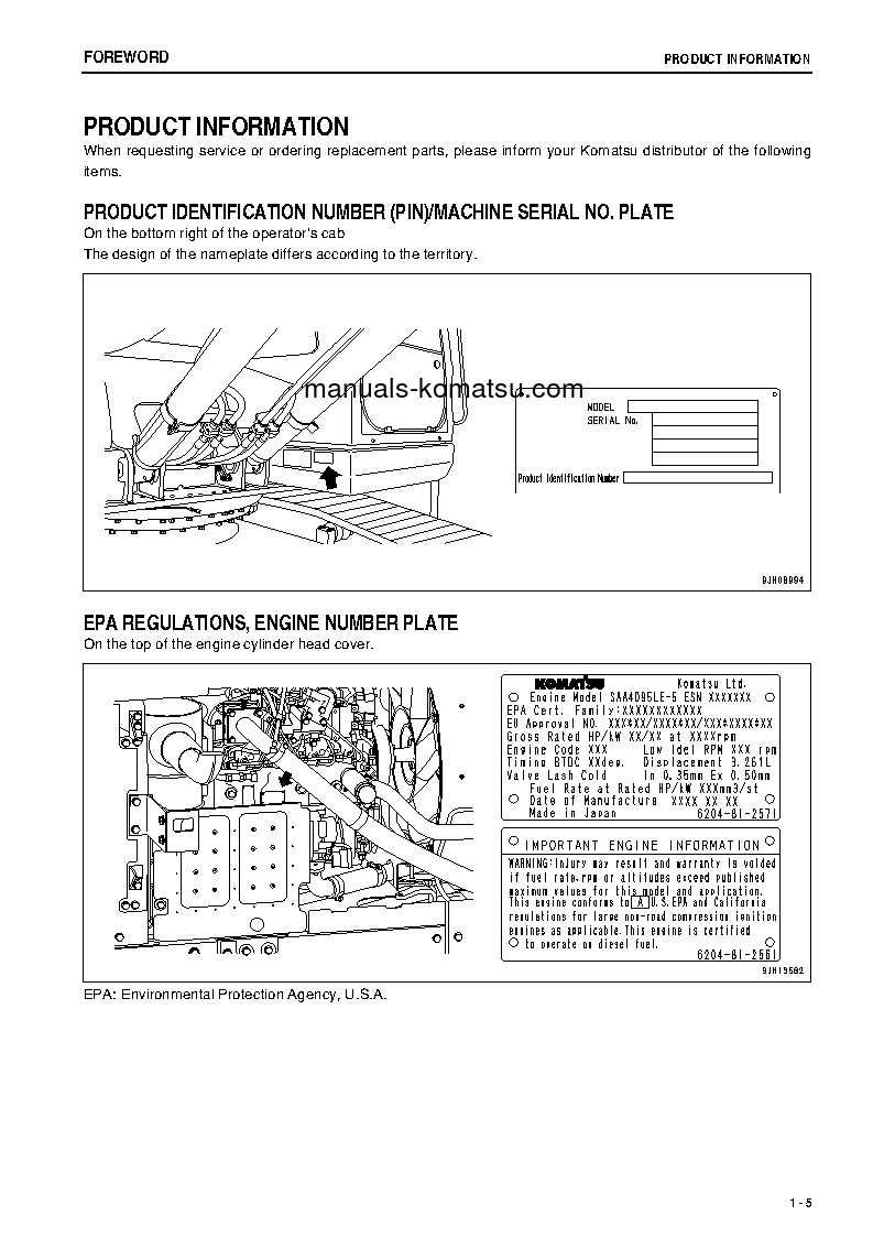 Protected: PC130-8(JPN) S/N 83225-84176 Operation manual (English)