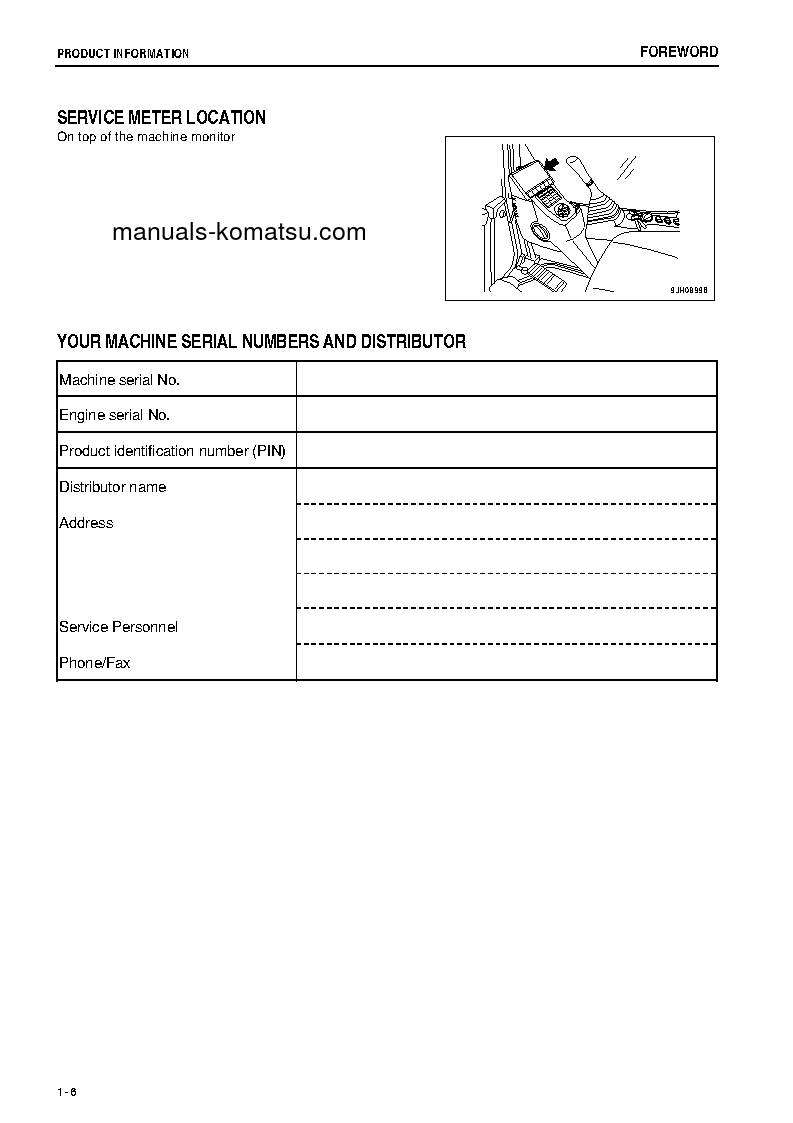 Protected: PC138USLC-8(JPN) S/N 26284-26415 Operation manual (English)