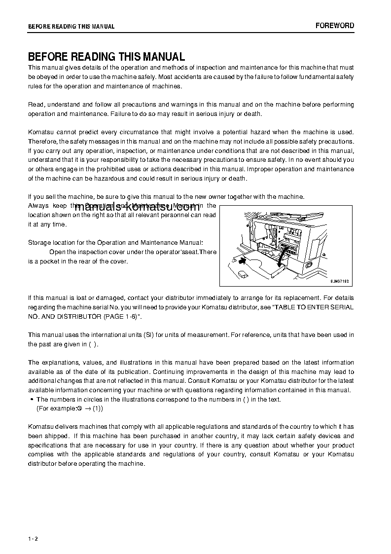 Protected: WA50-6(JPN) S/N 60925-61465 Operation manual (English)