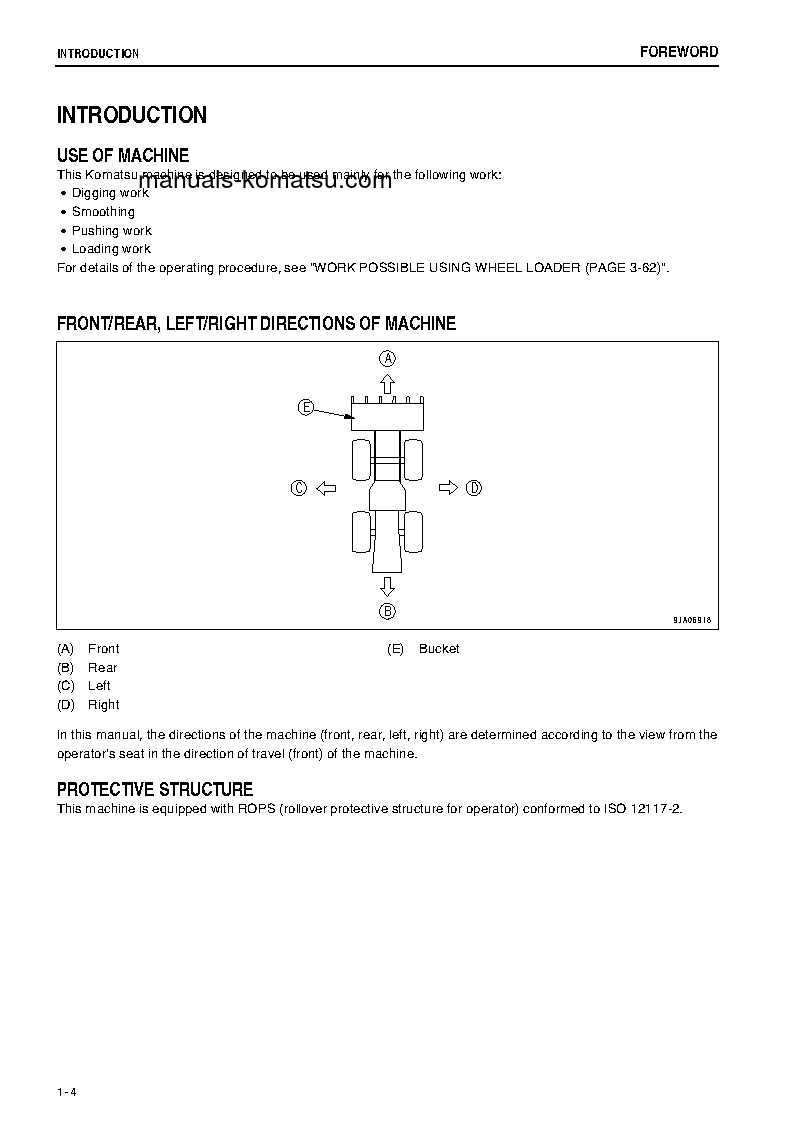 Protected: WA50-6(JPN) S/N 60925-61465 Operation manual (English)