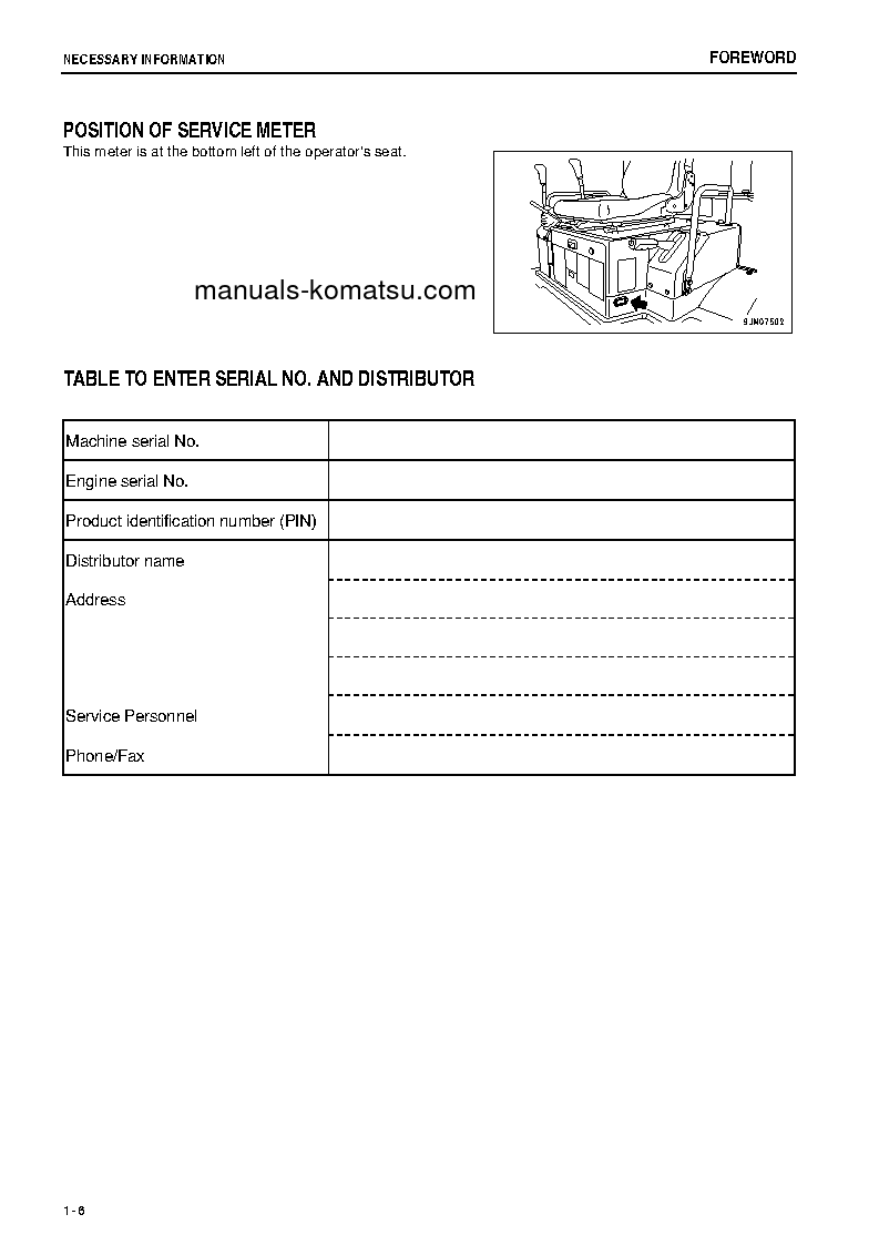 Protected: WA50-6(JPN) S/N 60925-61465 Operation manual (English)