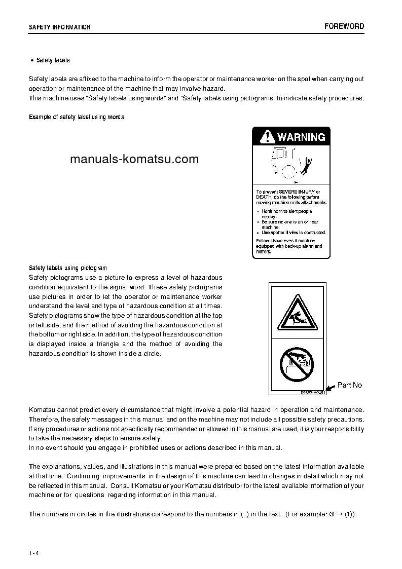 Protected: WA200-5(JPN) S/N 69299-UP Operation manual (English)