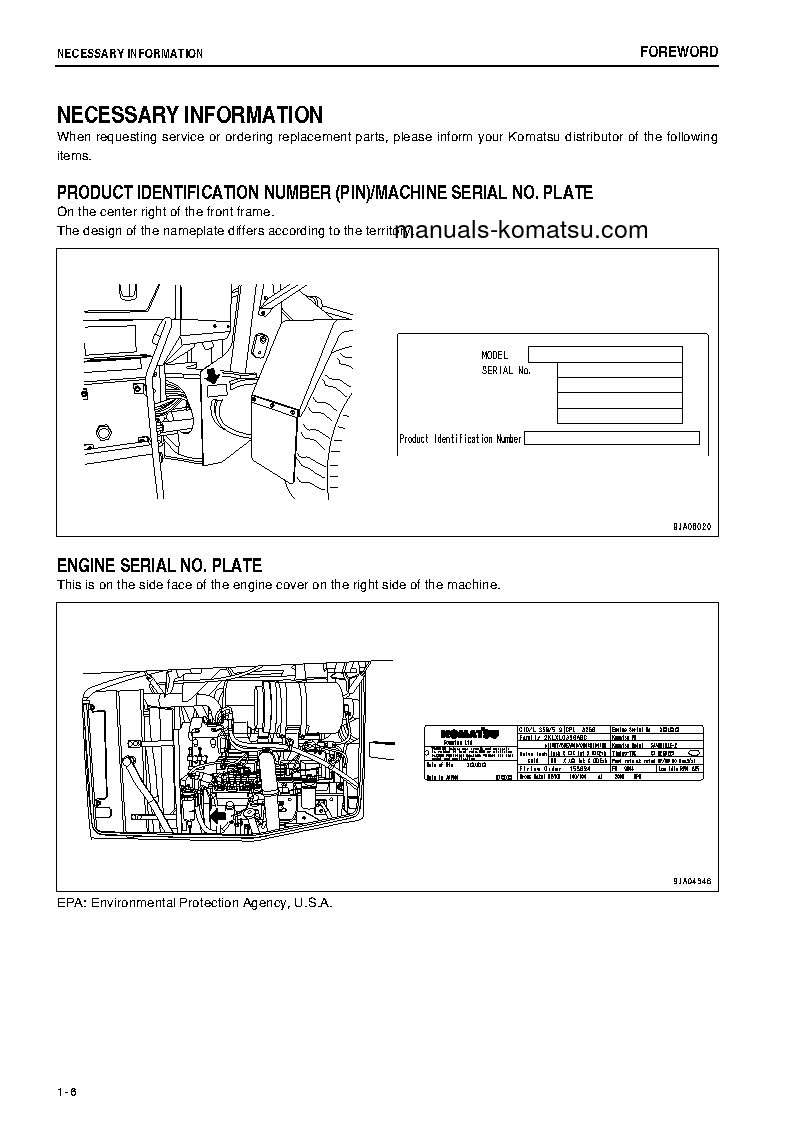 Protected: WA200-5(JPN) S/N 69299-UP Operation manual (English)
