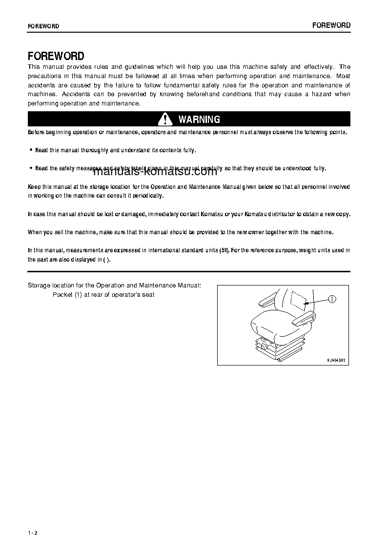 Protected: WA250-5(JPN) S/N 72798-UP Operation manual (English)
