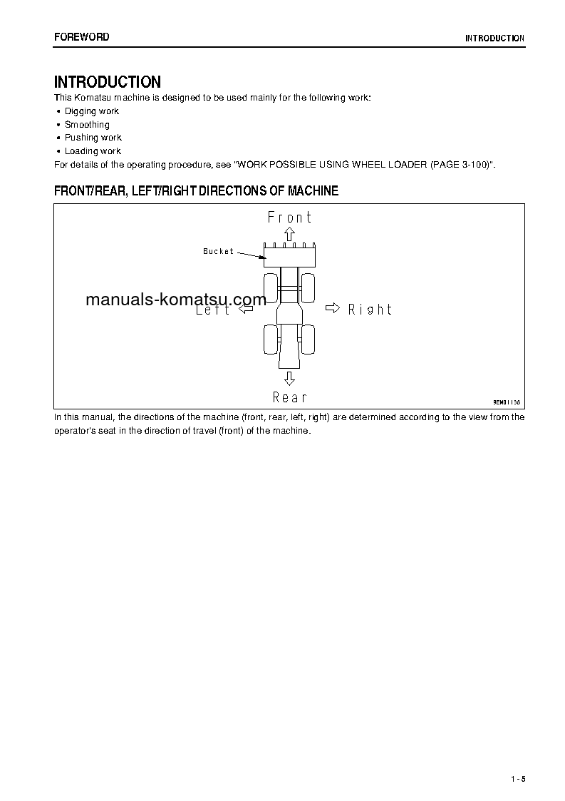 Protected: WA250-5(JPN) S/N 72798-UP Operation manual (English)