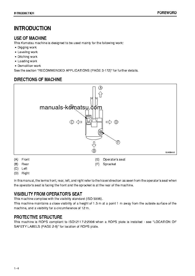 Protected: PC138USLC-8(JPN) S/N 26416-26658 Operation manual (English)