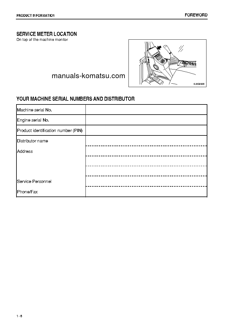 Protected: PC138USLC-8(JPN) S/N 26416-26658 Operation manual (English)