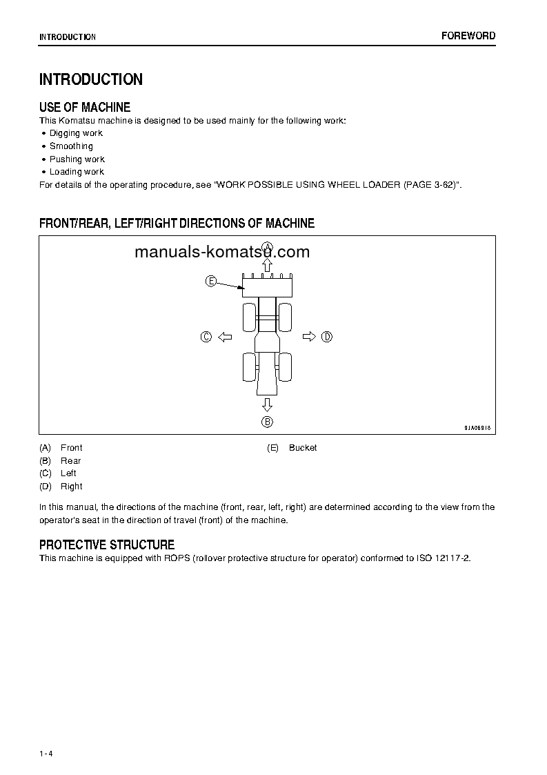 Protected: WA50-6(JPN) S/N 61466-63074 Operation manual (English)