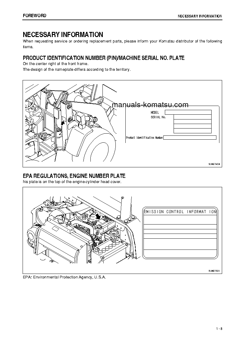 Protected: WA50-6(JPN) S/N 61466-63074 Operation manual (English)