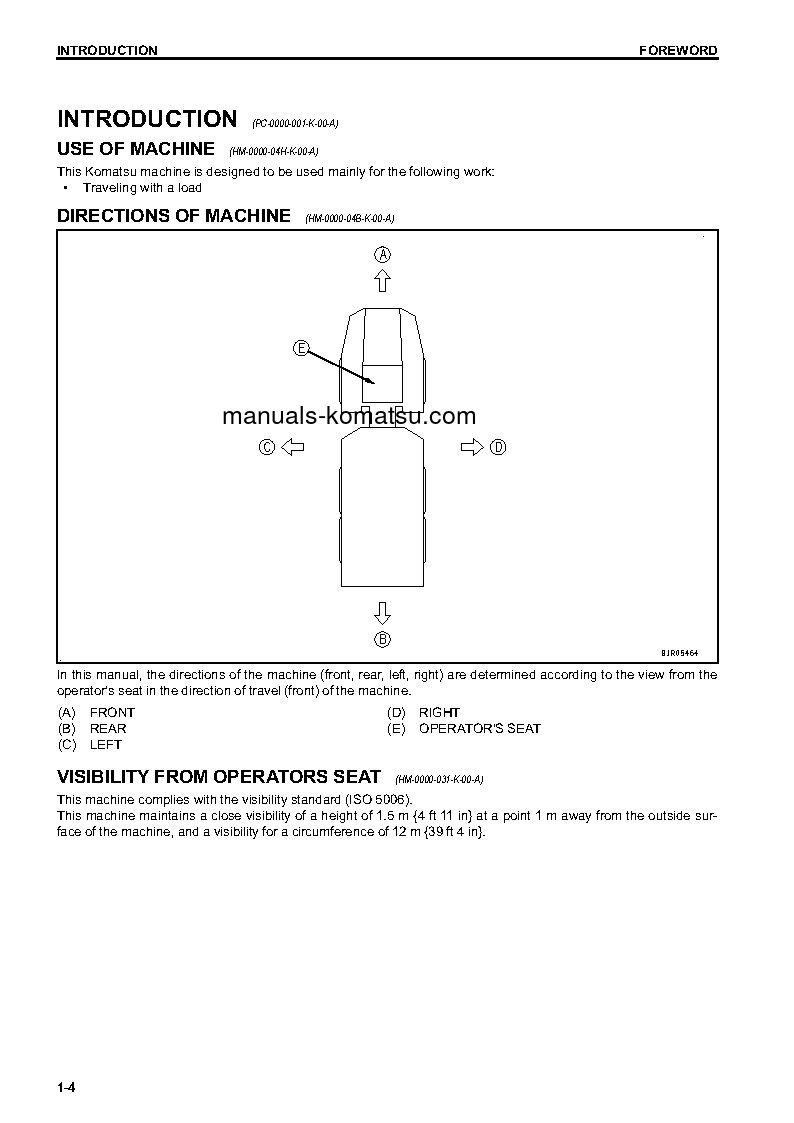 Protected: HM400-3(JPN) S/N 3001-3374 Operation manual (English)
