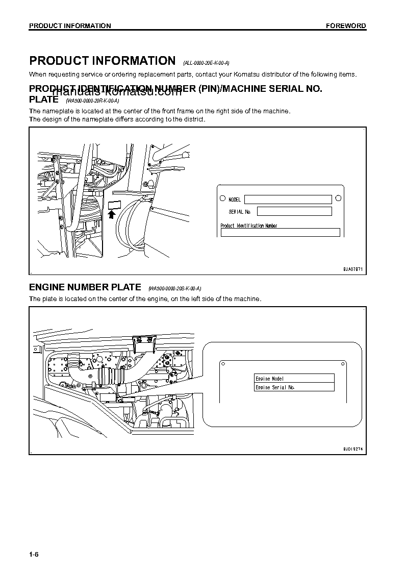 Protected: WA500-7(JPN) S/N 10001-UP Operation manual (English)