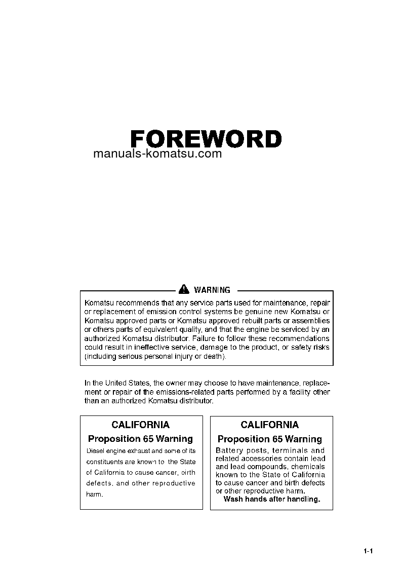 Protected: D61PX-23(JPN) S/N 30001-31832 Operation manual (English)