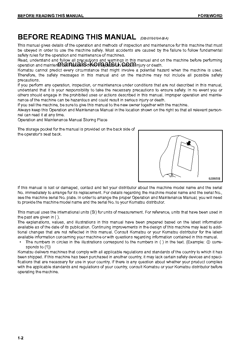 Protected: D61PX-23(JPN) S/N 30001-31832 Operation manual (English)