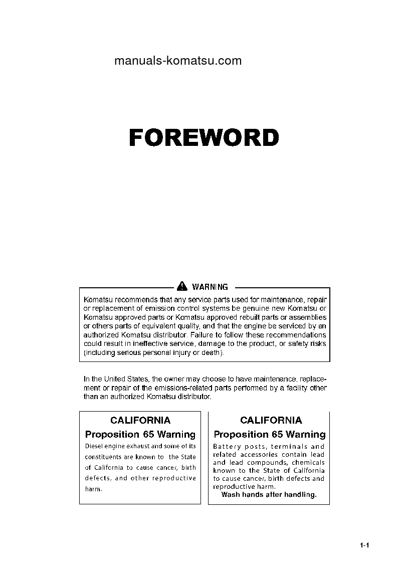 Protected: WA470-7(JPN) S/N 10001-UP Operation manual (English)