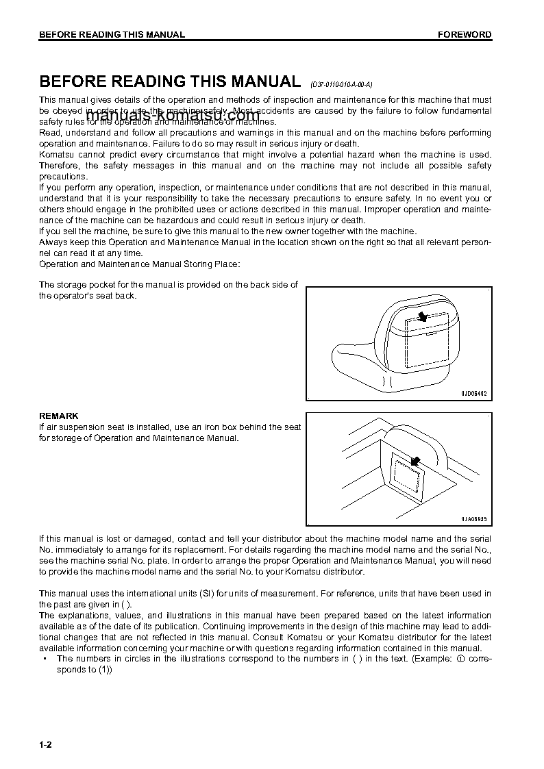 Protected: D37PX-23(JPN) S/N 80001-81042 Operation manual (English)