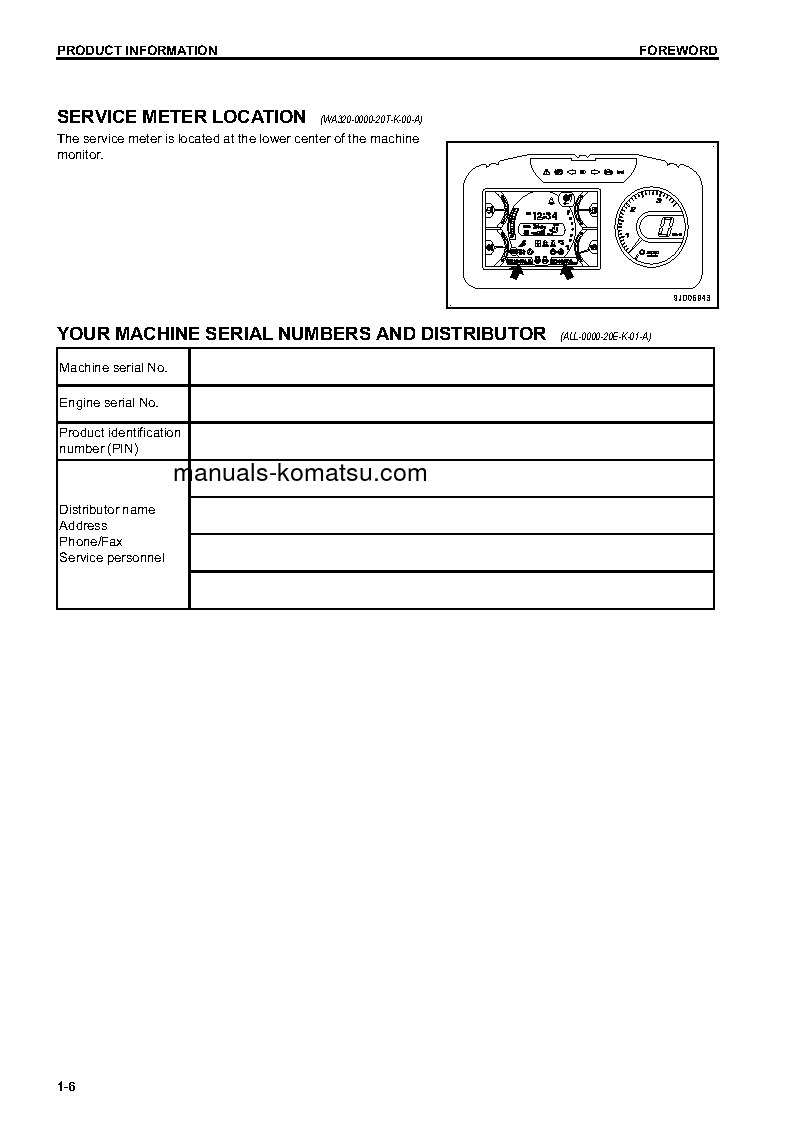Protected: WA320-7(JPN) S/N 80001-UP Operation manual (English)