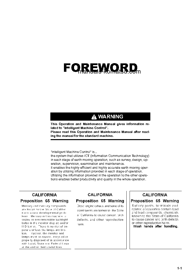 Protected: D61PXI-23(JPN) S/N 30324-UP Operation manual (English)