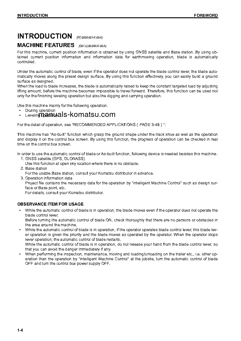 Protected: D61PXI-23(JPN) S/N 30324-UP Operation manual (English)