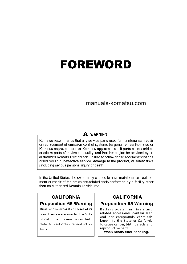 Protected: WA270-7(JPN) S/N 80001-UP Operation manual (English)