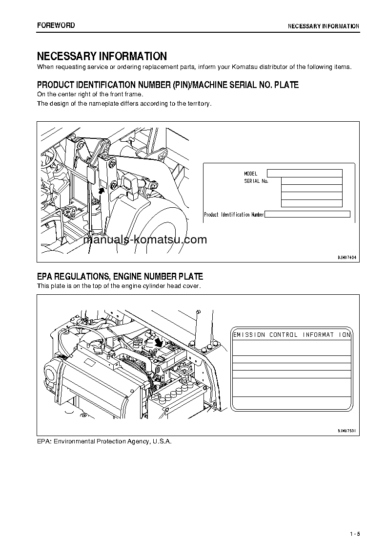 Protected: WA50-6(JPN) S/N 63075-66835 Operation manual (English)