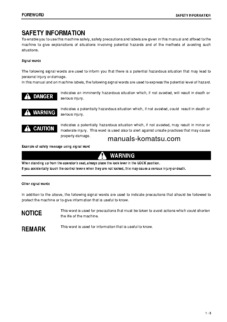 Protected: PC09-1(JPN) S/N 15001-UP Operation manual (English)