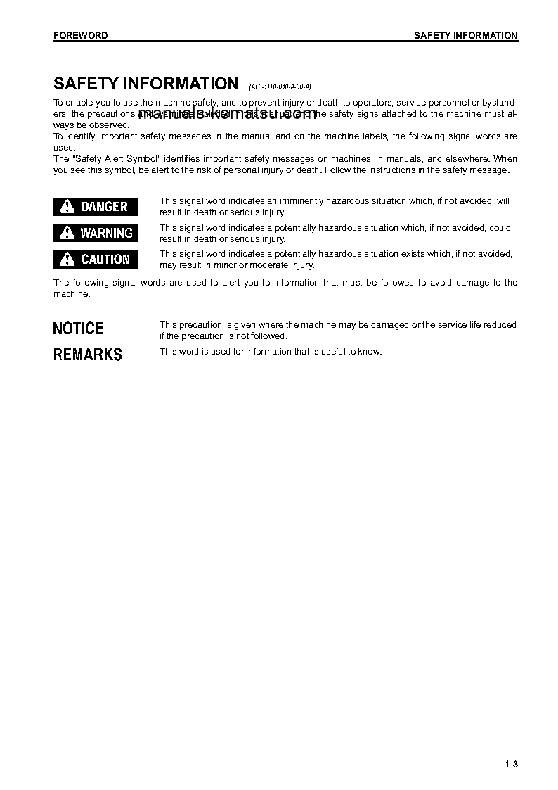 Protected: HM400-3(JPN) S/N 3375-3929 Operation manual (English)