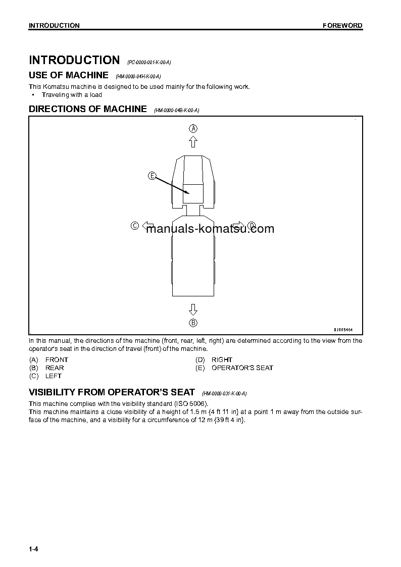 Protected: HM400-3(JPN) S/N 3375-3929 Operation manual (English)