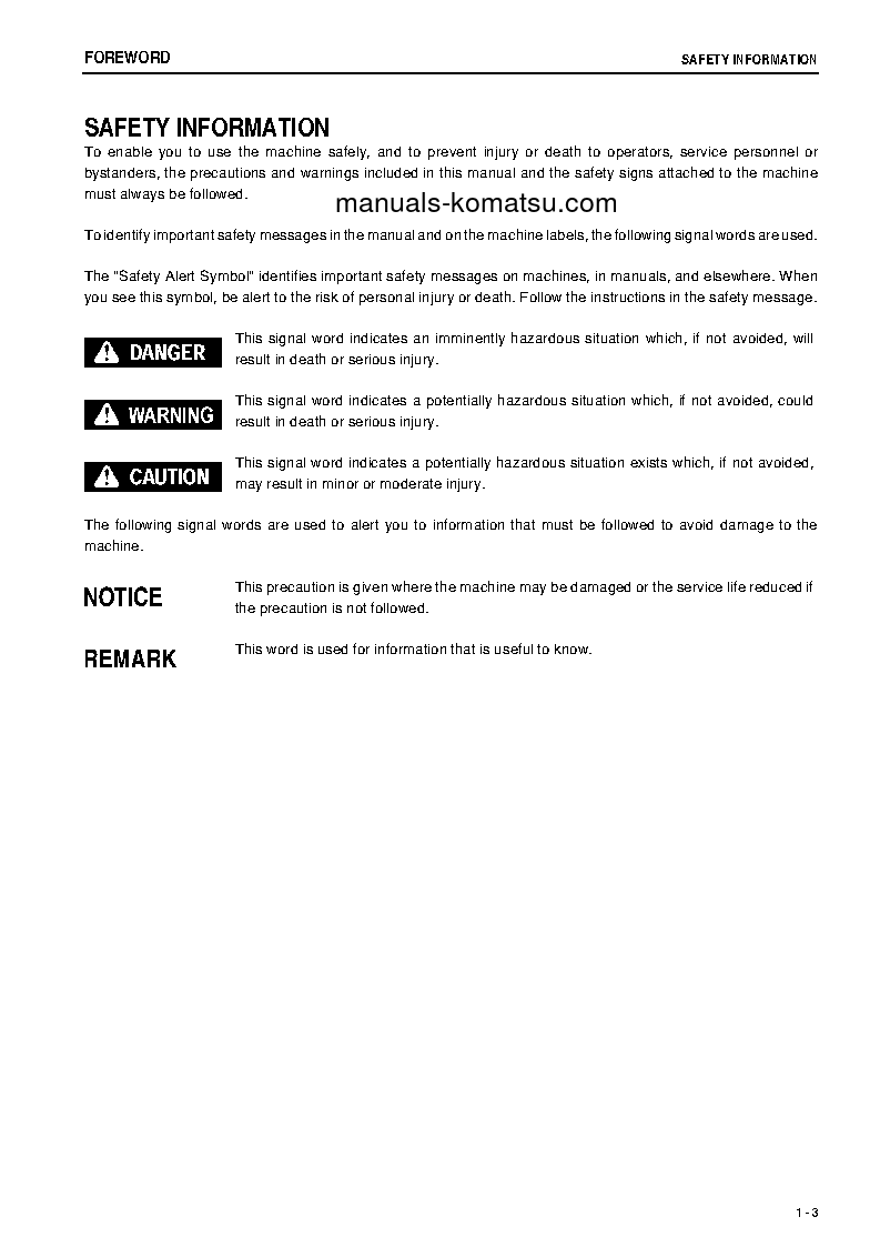 Protected: WA800-3(JPN)-E0 S/N 70075-UP Operation manual (English)