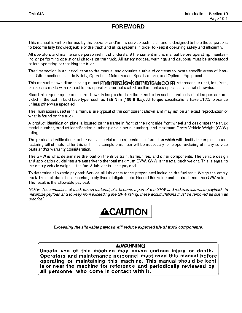 Protected: HD1500-7(JPN) S/N 80233-UP Operation manual (English)