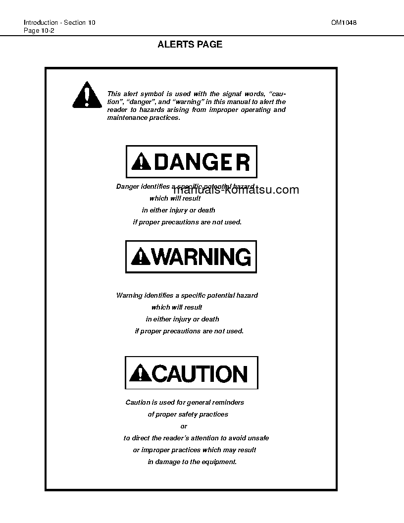 Protected: HD1500-7(JPN) S/N 80233-UP Operation manual (English)