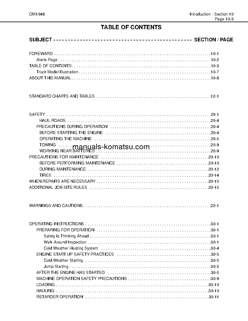 Protected: HD1500-7(JPN) S/N 80233-UP Operation manual (English)
