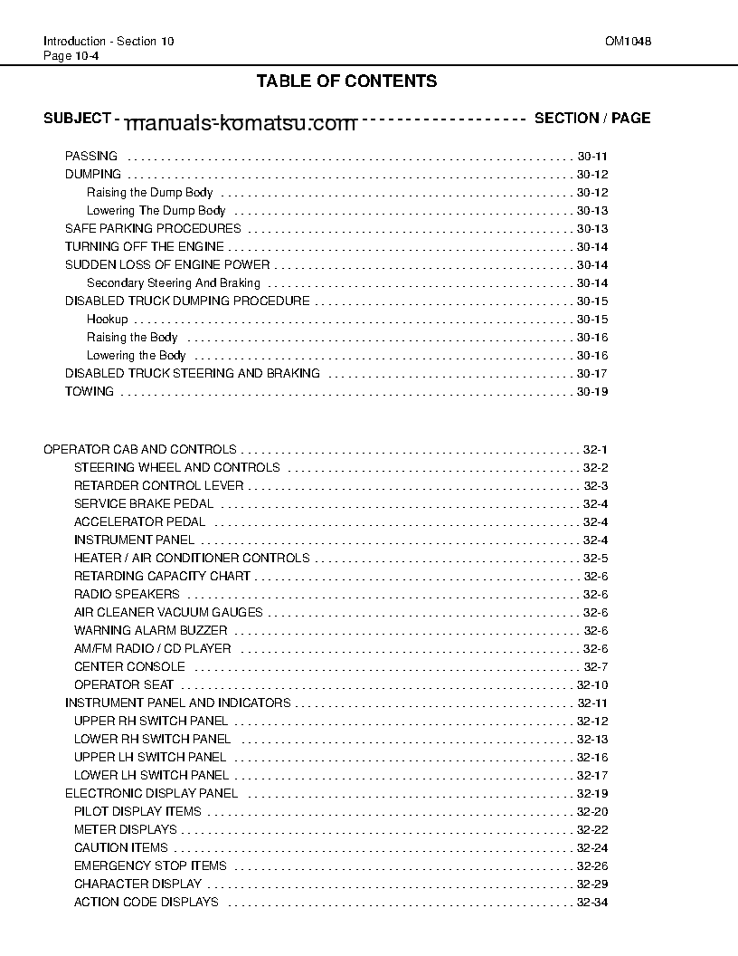 Protected: HD1500-7(JPN) S/N 80233-UP Operation manual (English)