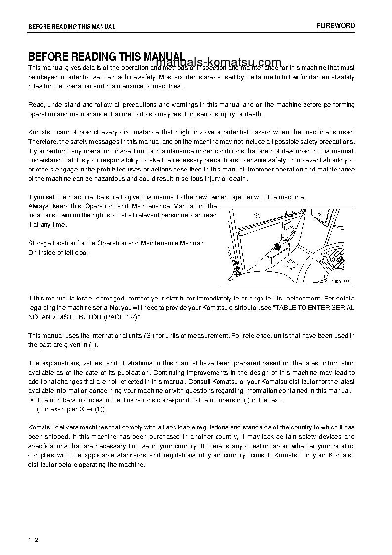 Protected: HD325-7(JPN) S/N 7904-7966 Operation manual (English)