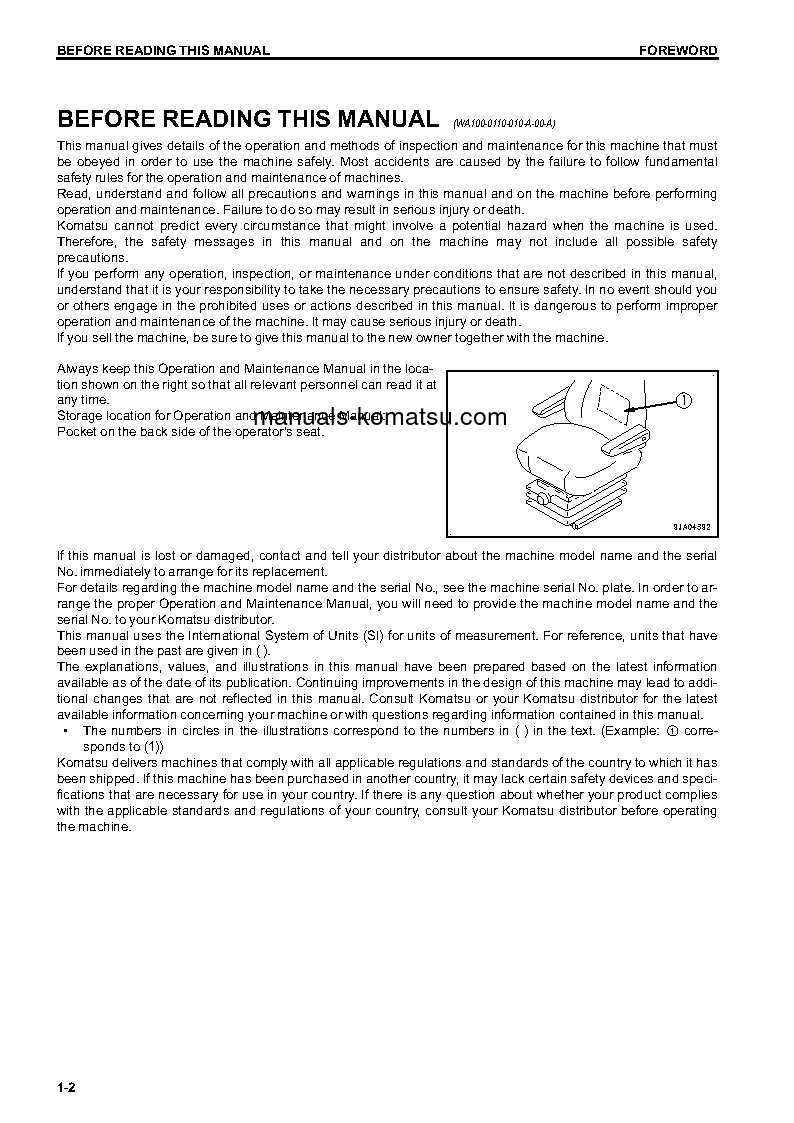 Protected: WA200-7(JPN) S/N 80001-UP Operation manual (English)