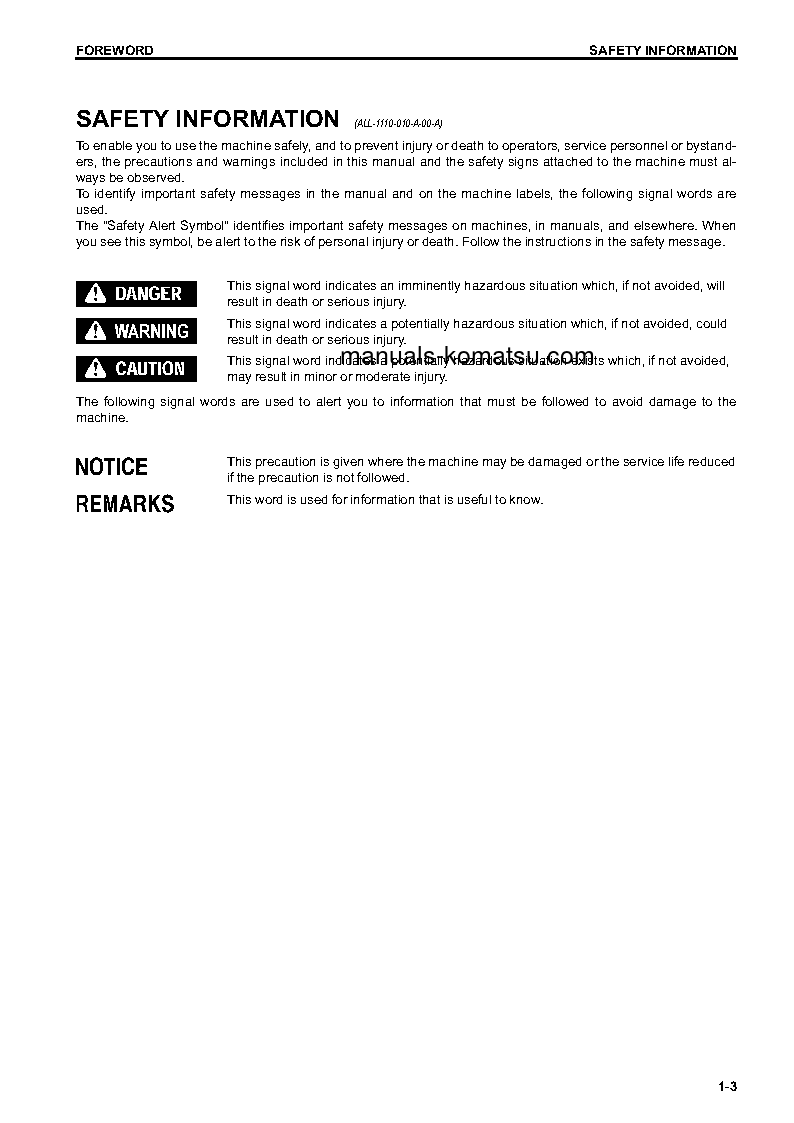 Protected: WA200-7(JPN) S/N 80001-UP Operation manual (English)