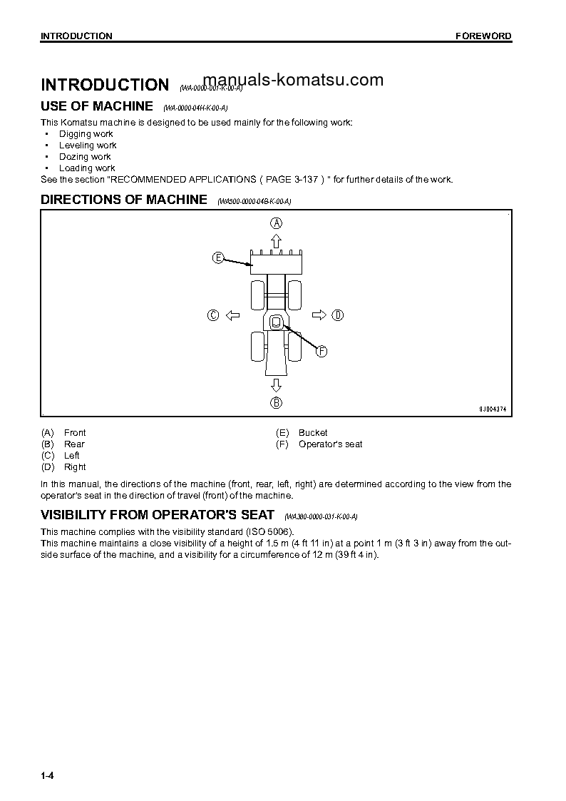 Protected: WA200-7(JPN) S/N 80001-UP Operation manual (English)