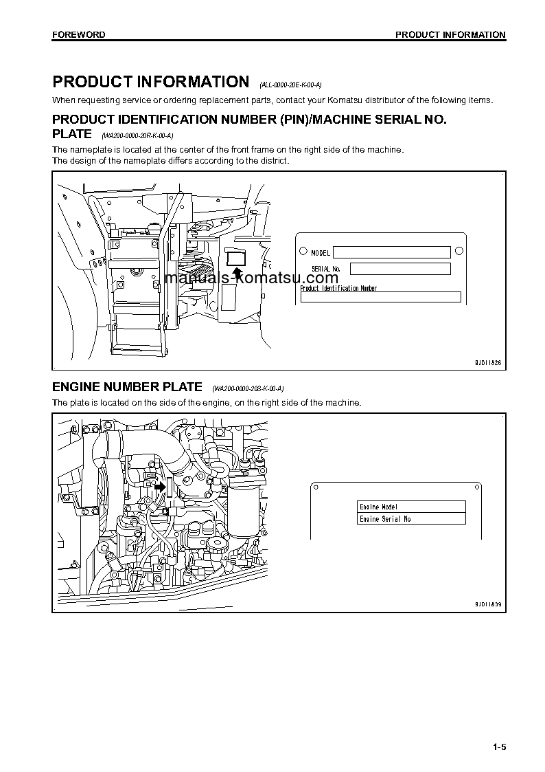 Protected: WA200-7(JPN) S/N 80001-UP Operation manual (English)