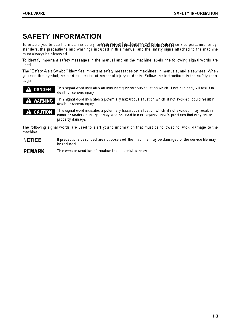 Protected: HM300-5(JPN) S/N 10001-10191 Operation manual (English)