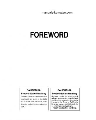 PC27MR-3(JPN)-FOR N.AMERICA, CAB SPEC. S/N 22001-UP Operation manual (English)